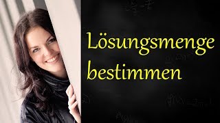 Lösungsmenge bestimmen Grundmenge Z [upl. by Edyak805]