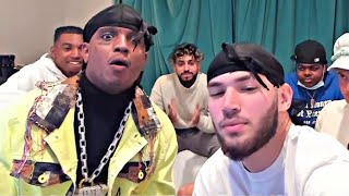 ADIN ROSS FUNNIEST  MOST SUS MOMENTS WITH RAPPERS Part 1 [upl. by Aisital742]