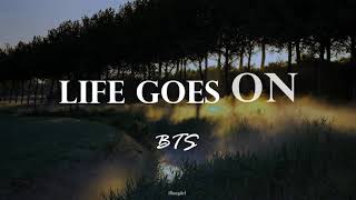 BTS  Life Goes On English Lyrics [upl. by Yniar]