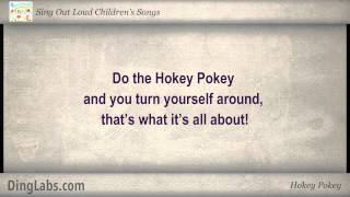 Hokey Pokey  Sing Out Loud Childrens Songs  with Lyrics [upl. by Yarg]