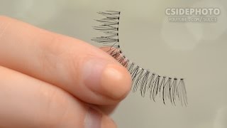 Ardell 110 Natural Black False Lashes Review amp Demo CORRIE V [upl. by Sherman98]