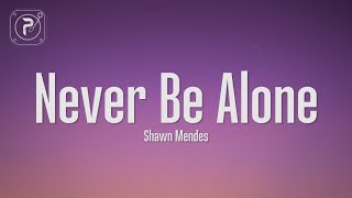 Shawn Mendes  Never Be Alone Lyrics [upl. by Aggi]