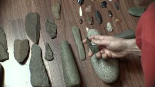 How to Identify Ancient stone Indian artifacts through pecking and grinding [upl. by Adirehs]