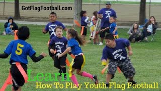 Learn How to Play Flag Football for Kids 🏈 2022 Parents Guide to Youth Flag Football [upl. by Aivato]