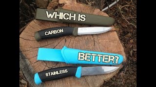 Mora Companion Carbon VS Stainless  Which is Better [upl. by Stefania955]