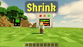 Shrink Mod 1165  Tiny Size Player in Minecraft [upl. by Aloin]