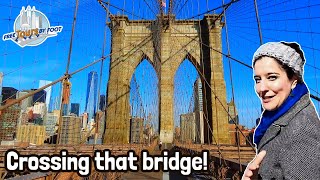 Walking across Brooklyn Bridge  A Virtual Tour [upl. by Florie]