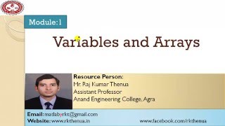 Lecture6 MATLAB Variables and Arrays HindiUrdu [upl. by Boys764]