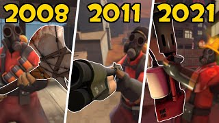 The Evolution of Combo Pyro TF2 [upl. by Tobi]