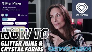 VVS Finance Quick Glitter Mining Tutorial The Cliff’s Notes [upl. by Hollinger]