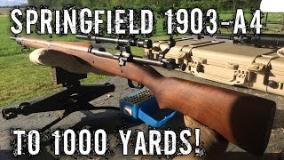 Springfield 1903A4 at 1000 Yards [upl. by Afira]