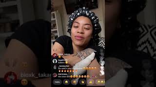 Keyshia Cole singing on IG Live 13021 [upl. by Verada415]