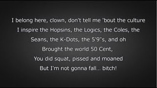 Eminem  Fall Lyrics [upl. by Borrell]