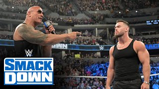 FULL SEGMENT  The Rock returns to dismantle Austin Theory SmackDown highlights Sept 15 2023 [upl. by Narda90]