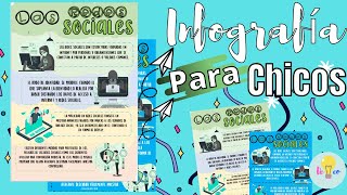 Cómo hacer INFOGRAFÍAS en Word💻 [upl. by Akihsal]