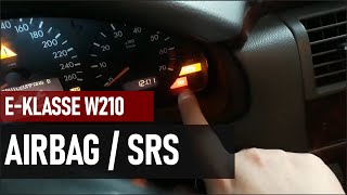 Airbag SRS Problem gelöst  Mercedes E 200 W210 diy tutorial cars [upl. by Itsur389]