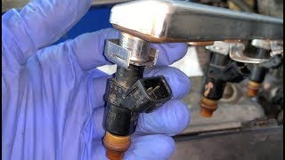 Honda Odyssey Fuel Injector Replacement DIY [upl. by Marga354]