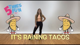 Fun choreography dance class for kids to Its Raining Tacos [upl. by Sewel528]