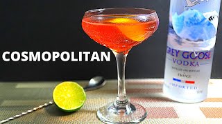 Cosmopolitan Cocktail  How to Make a Cosmopolitan Martini [upl. by Agnew578]