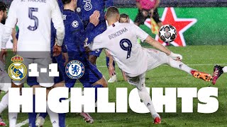 AMAZING Benzema goal  Real Madrid 11 Chelsea  HIGHLIGHTS UCL [upl. by Rod]