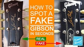 How to Spot a FAKE Gibson in Seconds [upl. by Sebastien]