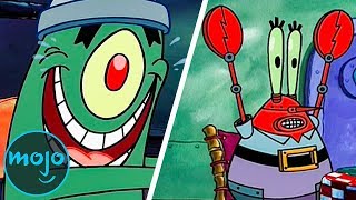 Top 10 Evil Plans By Plankton From SpongeBob Squarepants [upl. by Cestar332]