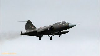 F104 Starfighter Arrival at Leeuwarden EHLW  HOWLING Sound [upl. by Alletniuq]