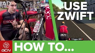 How To Use Zwift  Zwift For Beginners [upl. by Drahnreb]