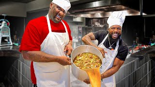 Cooking Gumbo Louisiana Style w NBA Champ Glen Davis [upl. by Centonze626]