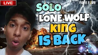 Free Fire Live 🔴 Lone Wolf King 🥴Yanva Gaming 😁 With Comeback Challenge 😂 ff freefire YanvaGaming [upl. by Nevanod]