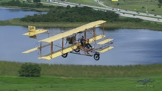 Curtiss Pusher Flight  AirtoAir Footage [upl. by Ronald]