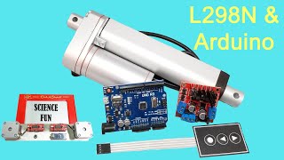 Linear Actuator Arduino Control using L298N Motor Control Board [upl. by Enyaz256]