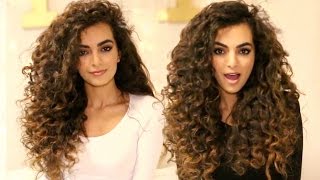 HEATLESS Curls For Long Hair Tutorial [upl. by Cordy286]