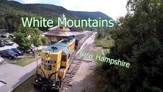 White Mountains Aerial Tour  New Hampshire [upl. by Scharff]