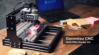 CNC Machine DIY  SainSmart Genmitsu 3018 PRO Tutorial [upl. by Darmit]