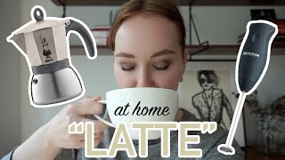 HOW TO MAKE A quotLATTEquot AT HOME moka pot  frother [upl. by Lowenstein827]