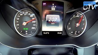 2015 Mercedes C 180 156hp  0208 kmh acceleration 1080p [upl. by Akenet]