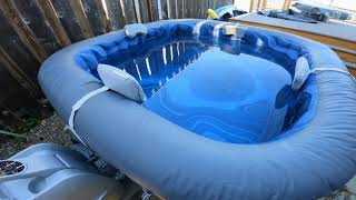 Costco SaluSpa Coronado Hot Tub Setup [upl. by Pius]