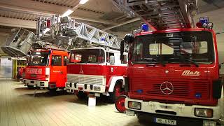 41 Feuerwehrfahrzeuge  Umzug Landesfeuerwehrschule BadenWürttemberg Bruchsal [upl. by Landan]