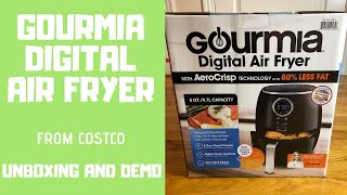 Gourmia Digital Air Fryer GAF575  Unboxing and Demo French Fries and Rib Eye Steak [upl. by Keppel]