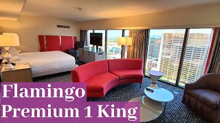 Flamingo Las Vegas  Flamingo Premium Room 1 King [upl. by Solracnauj]