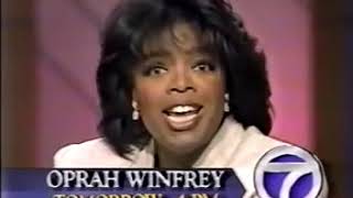 WABC Oprah Winfrey Show promo 1993 [upl. by Rehptosirhc]