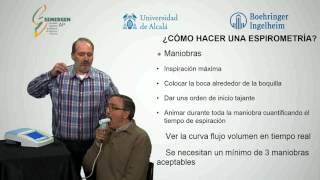 Como hacer una espirometria [upl. by Hofstetter]