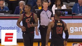 Final full sequence that sent Cavaliers vs Warriors to OT Game 1 2018 NBA Finals  ESPN [upl. by Maxia]