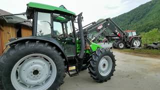 Deutz fahr agroplus 75 with front loader [upl. by Lilac]