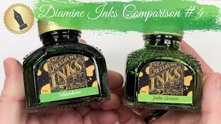 Diamine Inks Comparison 4 [upl. by Ymmat]