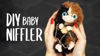 DIY BABY NIFFLER  OOAK CREATURE MAKING 2 [upl. by Breena]