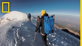 How Climbers Take on North Americas Highest Volcano  National Geographic [upl. by Mahan]