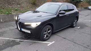 Alfa Romeo Stelvio 20 turbo 200 PS AWD 8 Gear automatic acceleration and overview [upl. by Novyaj743]