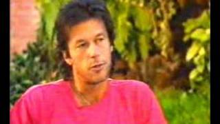 NAZIA HASSAN INTERVIEWING IMRAN KHAN [upl. by Ileane]